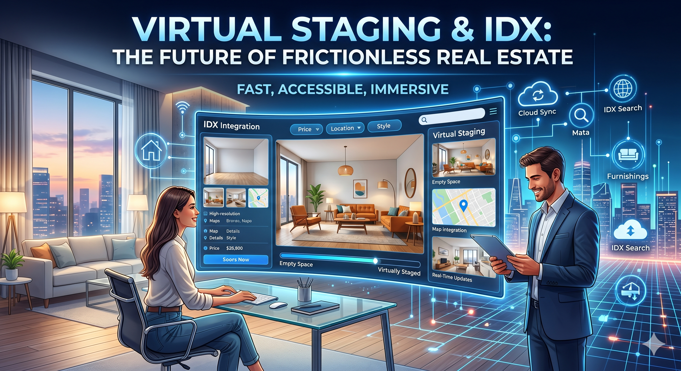 Virtual Staging & IDX: The Future of Frictionless Real Estate